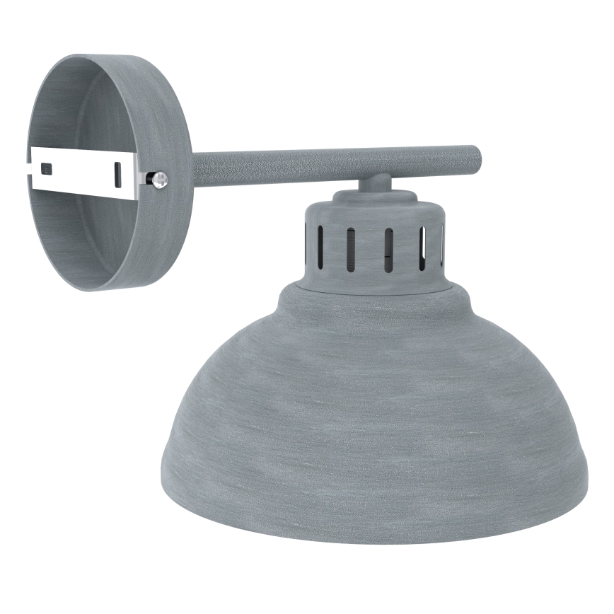 Aplique SVEN 1xE27/15W/230V gris