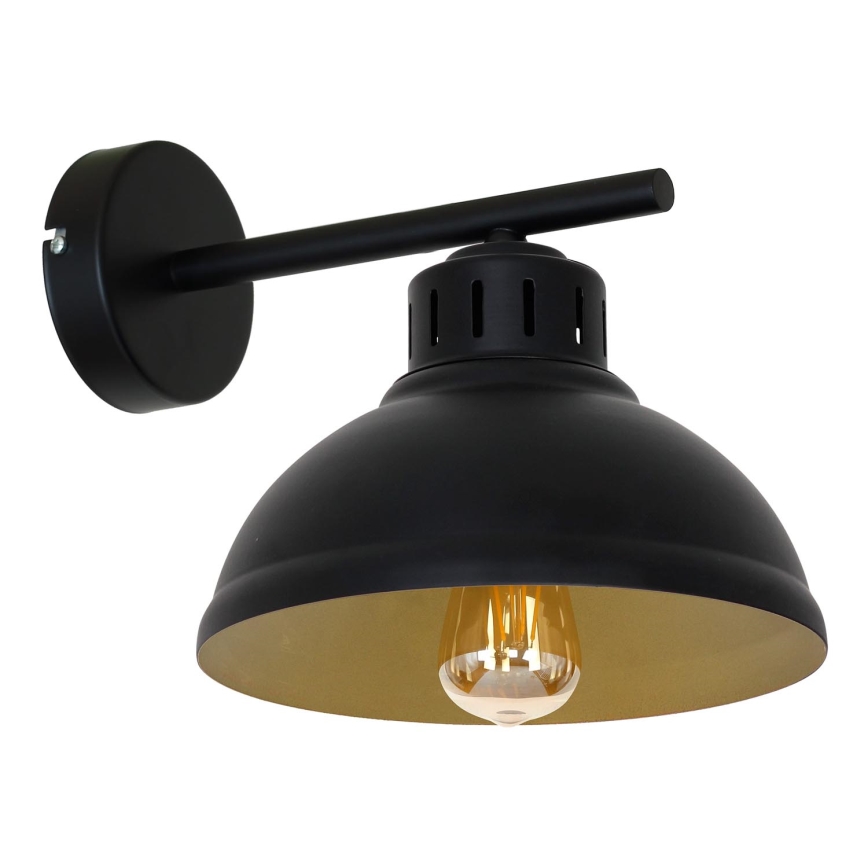 Aplique SVEN 1xE27/15W/230V negro/dorado
