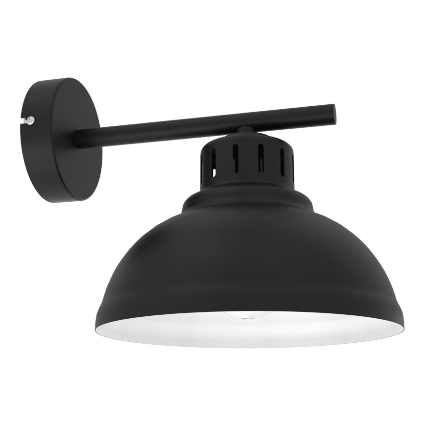 Aplique SVEN 1xE27/15W/230V negro