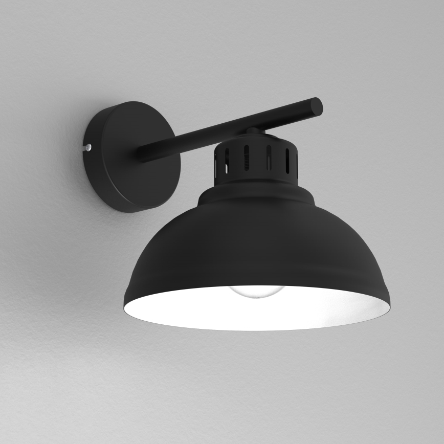 Aplique SVEN 1xE27/15W/230V negro