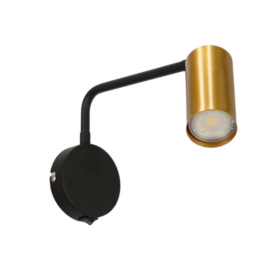 Aplique TINA 1xGU10/15W/230V negro/dorado