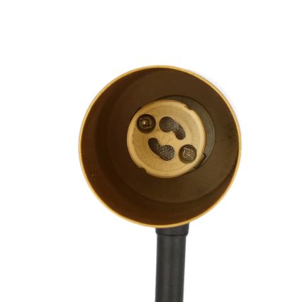Aplique TINA 1xGU10/15W/230V negro/dorado