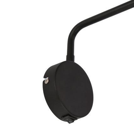 Aplique TINA 1xGU10/15W/230V negro/dorado
