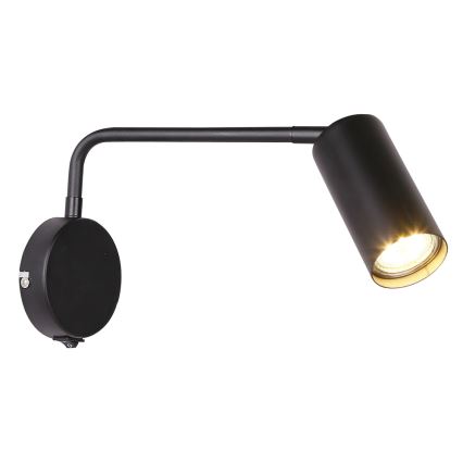Aplique TINA 1xGU10/15W/230V negro