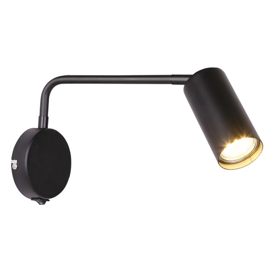 Aplique TINA 1xGU10/15W/230V negro