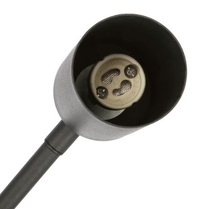 Aplique TINA 1xGU10/15W/230V negro
