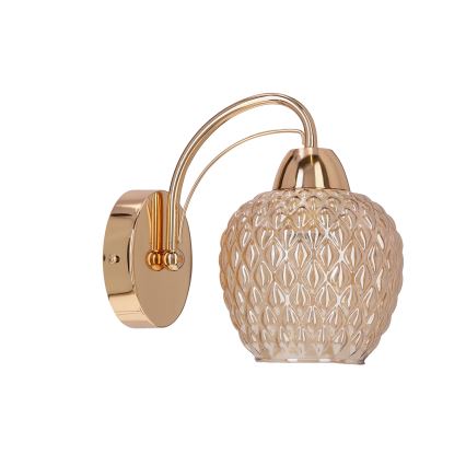 Aplique TOBIAS 1xE27/40W/230V Oro rosa