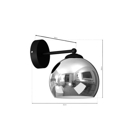 Aplique TORO 1xE27/60W/230V