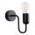 Aplique VECTOR 1xE27/15W/230V negro