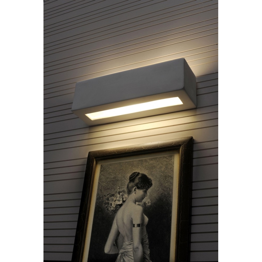 Aplique VEGA 1xE27/60W/230V blanco