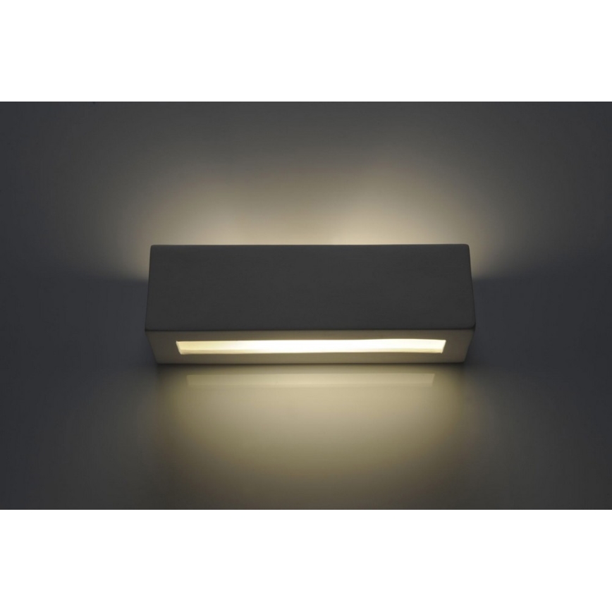 Aplique VEGA 1xE27/60W/230V blanco