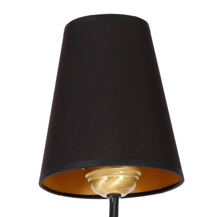Aplique VICTORIA 1xE27/60W/230V negro