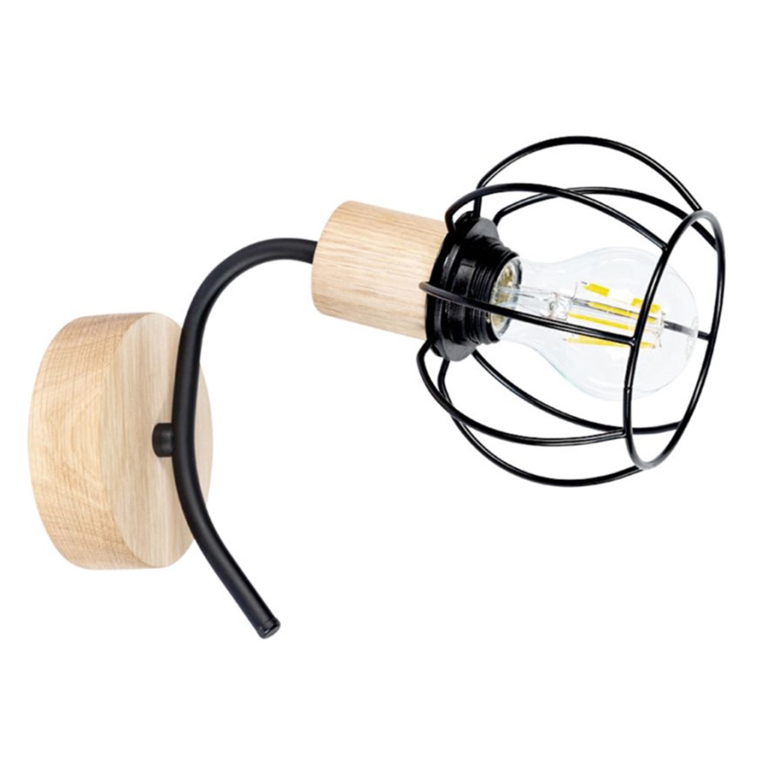 Aplique VIVIANE 1xE27/60W/230V roble