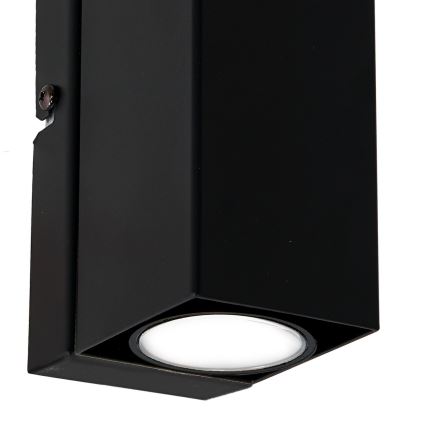 Aplique WALL 1xGU10/8W/230V negro