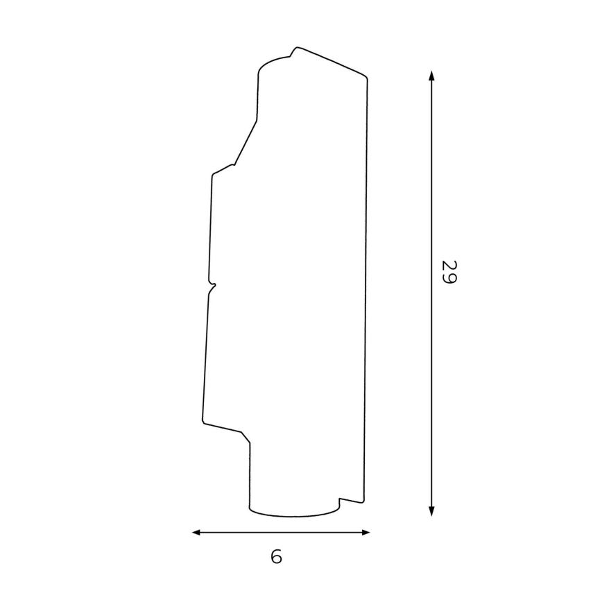 Aplique WALL 2xGU10/8W/230V blanco/cromo brillante