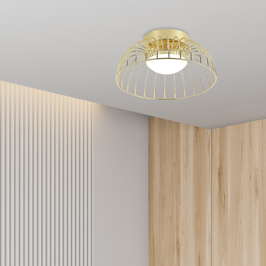 Apliques de techo LED BETSY LED/12W/230V, diámetro 25 cm, dorado
