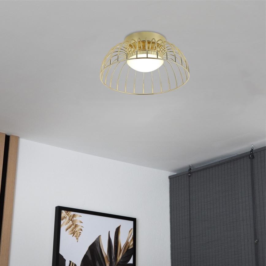 Apliques de techo LED BETSY LED/12W/230V, diámetro 25 cm, dorado