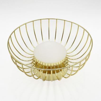 Apliques de techo LED BETSY LED/12W/230V, diámetro 25 cm, dorado