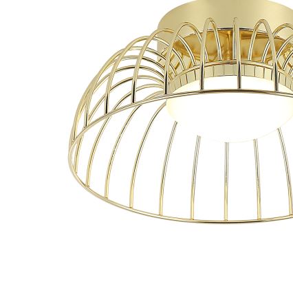 Apliques de techo LED BETSY LED/12W/230V, diámetro 25 cm, dorado