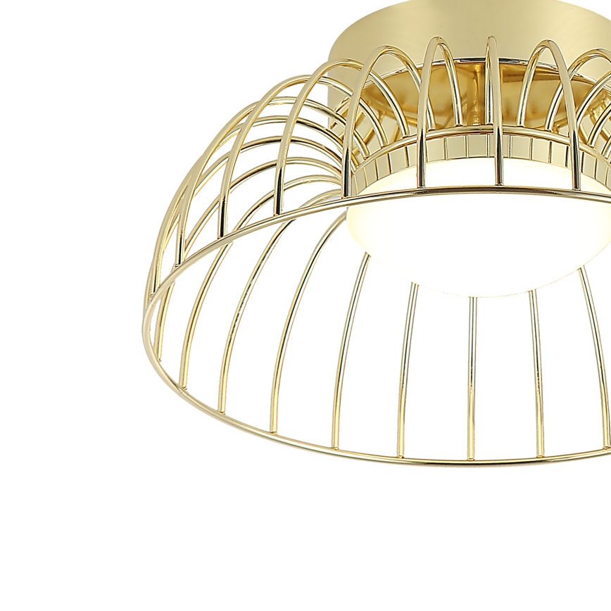Apliques de techo LED BETSY LED/12W/230V, diámetro 25 cm, dorado