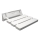 Aqualine - Asiento abatible para ducha 32x32,8 cm blanco