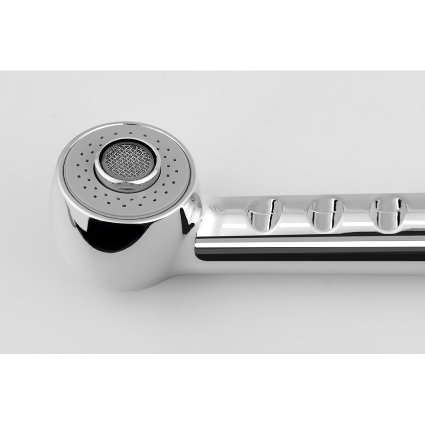Aqualine - Cabezal rociador para grifo de fregadero KASIOPEA cromo brillante