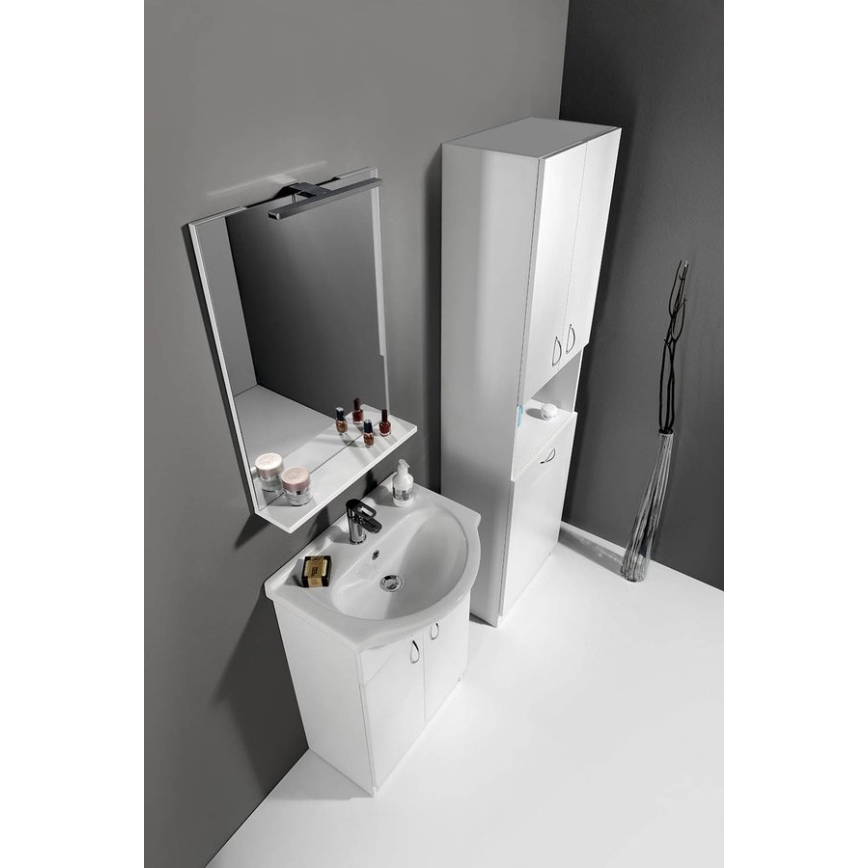 Aqualine - Espejo BETA 50x70 cm blanco