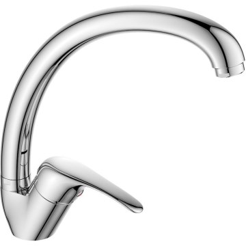 Aqualine - Grifo de fregadero KASIOPEA 24 cm cromo brillante