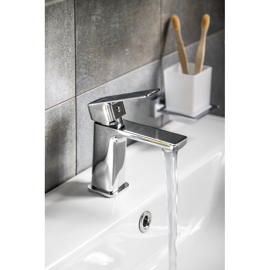 Aqualine - Grifo de lavabo FACTOR cromo brillante