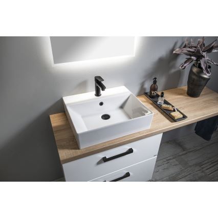 Aqualine - Grifo de lavabo LOTTA cromo mate