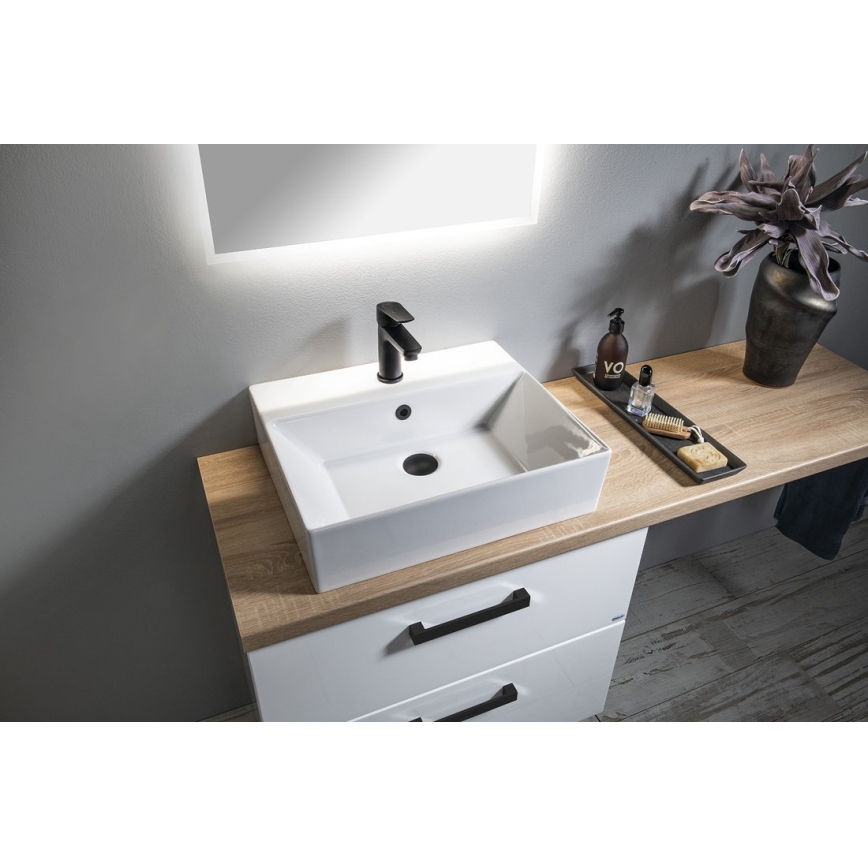 Aqualine - Grifo de lavabo LOTTA cromo mate