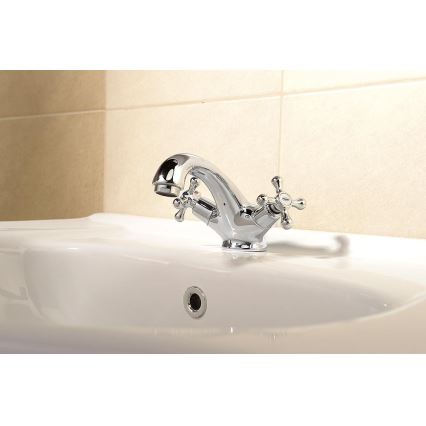 Aqualine - Grifo de lavabo VICTORIA cromo brillante