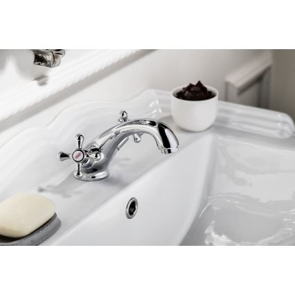 Aqualine - Grifo de lavabo VICTORIA cromo brillante