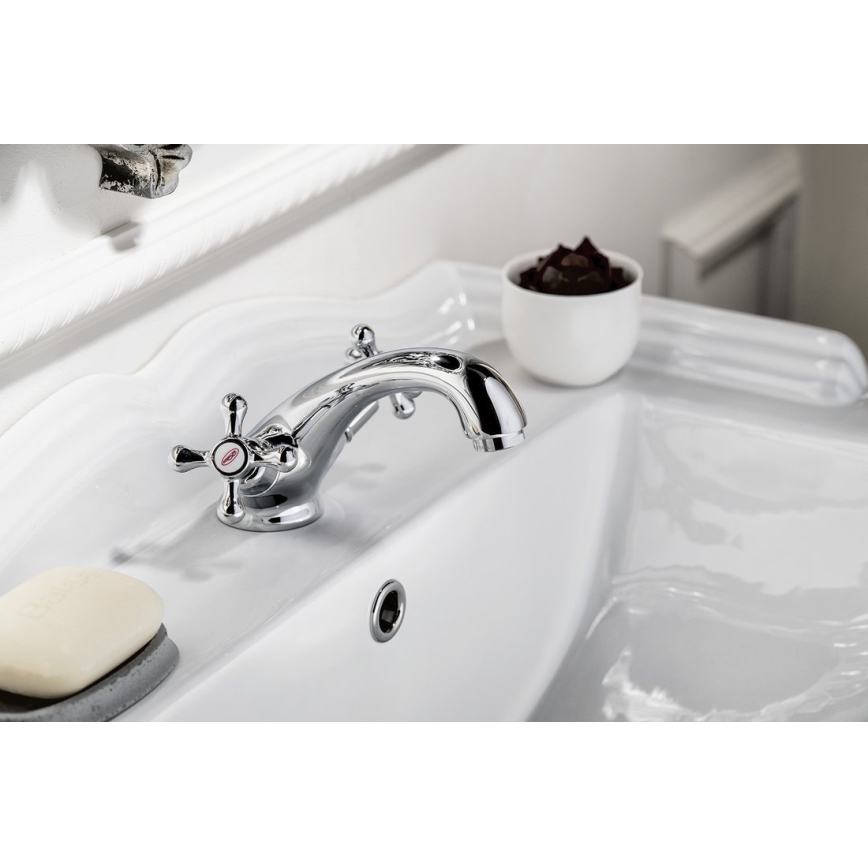 Aqualine - Grifo de lavabo VICTORIA cromo brillante