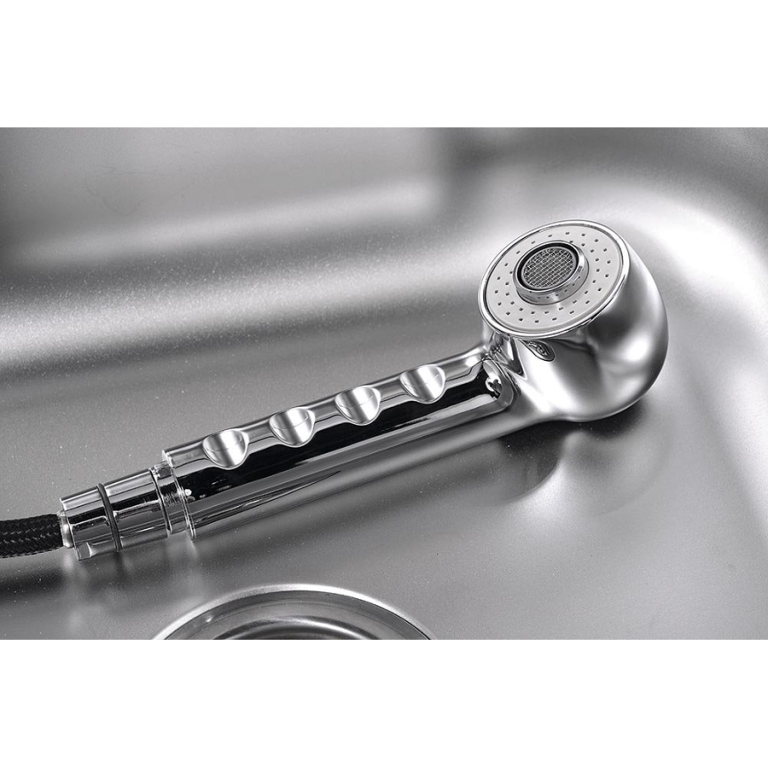 Aqualine - Grifo para fregadero KASIOPEA 20 cm cromo brillante