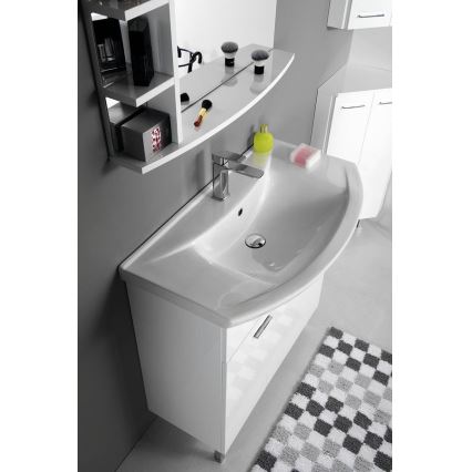 Aqualine - Lavabo empotrado ZERO 86x50 cm cerámica/blanco