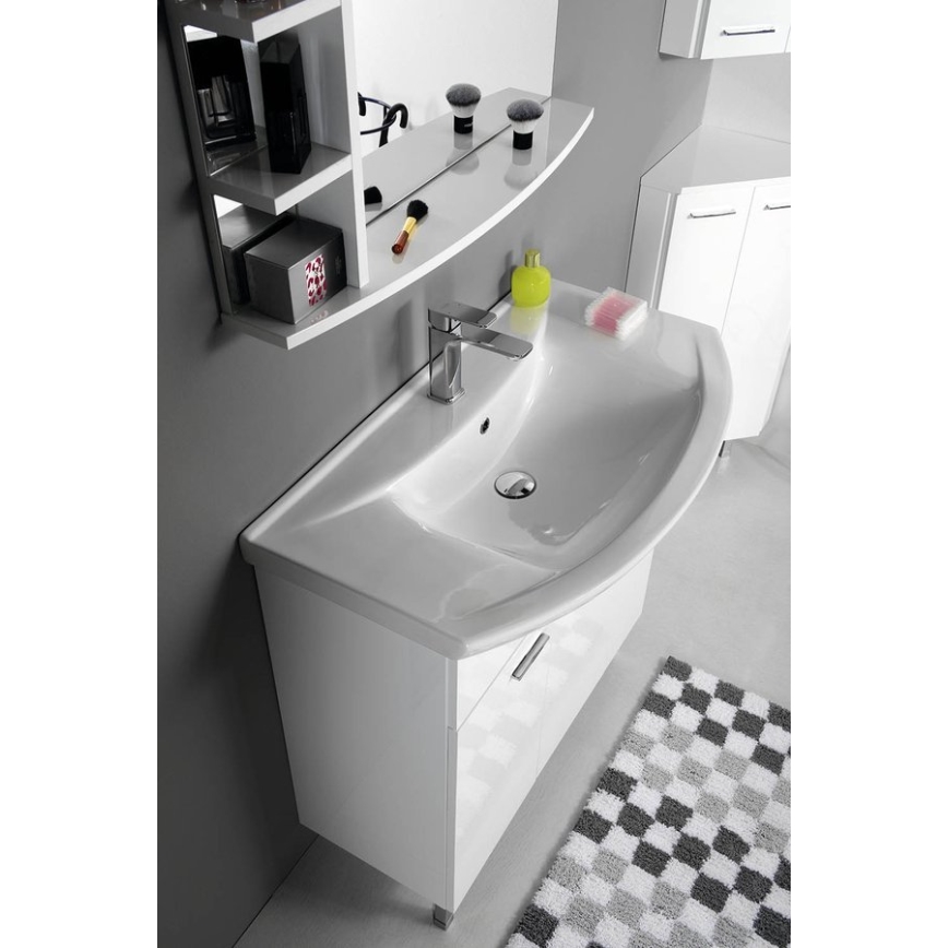Aqualine - Lavabo empotrado ZERO 86x50 cm cerámica/blanco