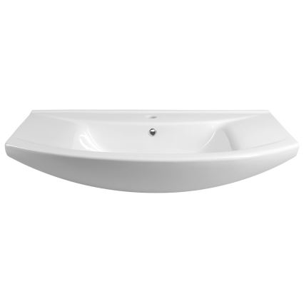 Aqualine - Lavabo empotrado ZERO 86x50 cm cerámica/blanco