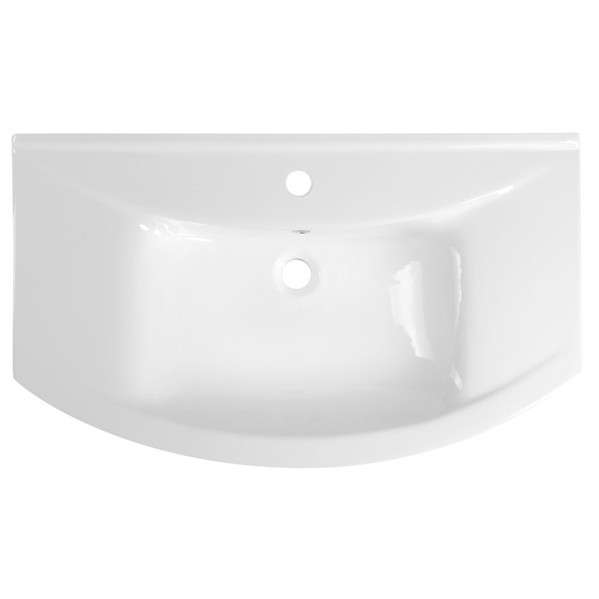 Aqualine - Lavabo empotrado ZERO 86x50 cm cerámica/blanco