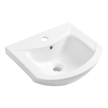 Aqualine - Lavabo encastrado ZERO 45,5x40 cm cerámica/blanca