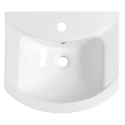 Aqualine - Lavabo encastrado ZERO 45,5x40 cm cerámica/blanca
