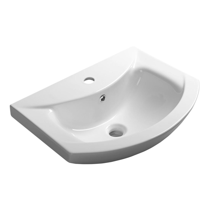 Aqualine - Lavabo encastrado ZERO 55x44 cm cerámica/blanco