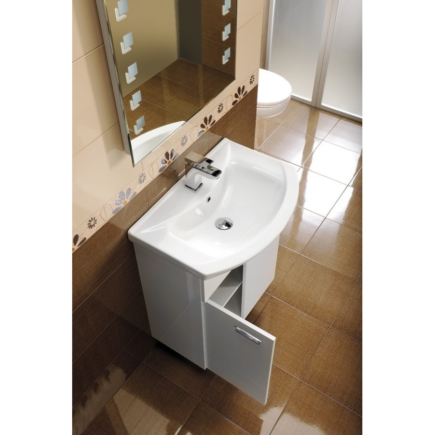 Aqualine - Lavabo encastrado ZERO 55x44 cm cerámica/blanco