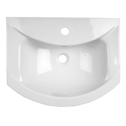 Aqualine - Lavabo encastrado ZERO 55x44 cm cerámica/blanco