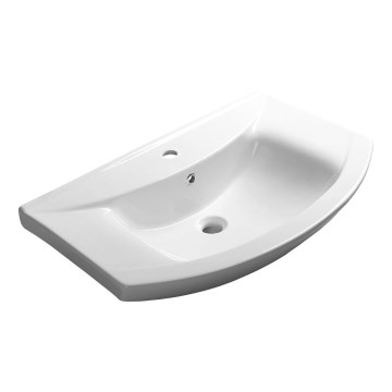 Aqualine - Lavabo encastrado ZERO 75x48,5 cm cerámica/blanco