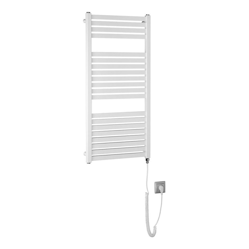 Aqualine - Radiador eléctrico de baño TONDI-E 300W/230V 97 cm blanco recto