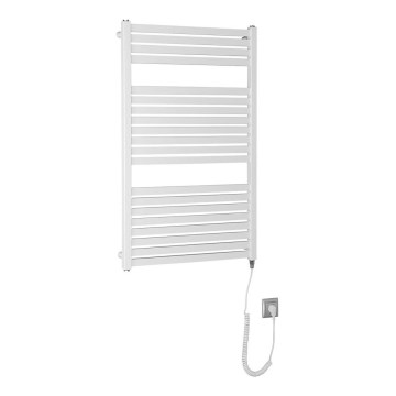 Aqualine - Radiador eléctrico para baño TONDI-E 400W 97x60 cm blanco