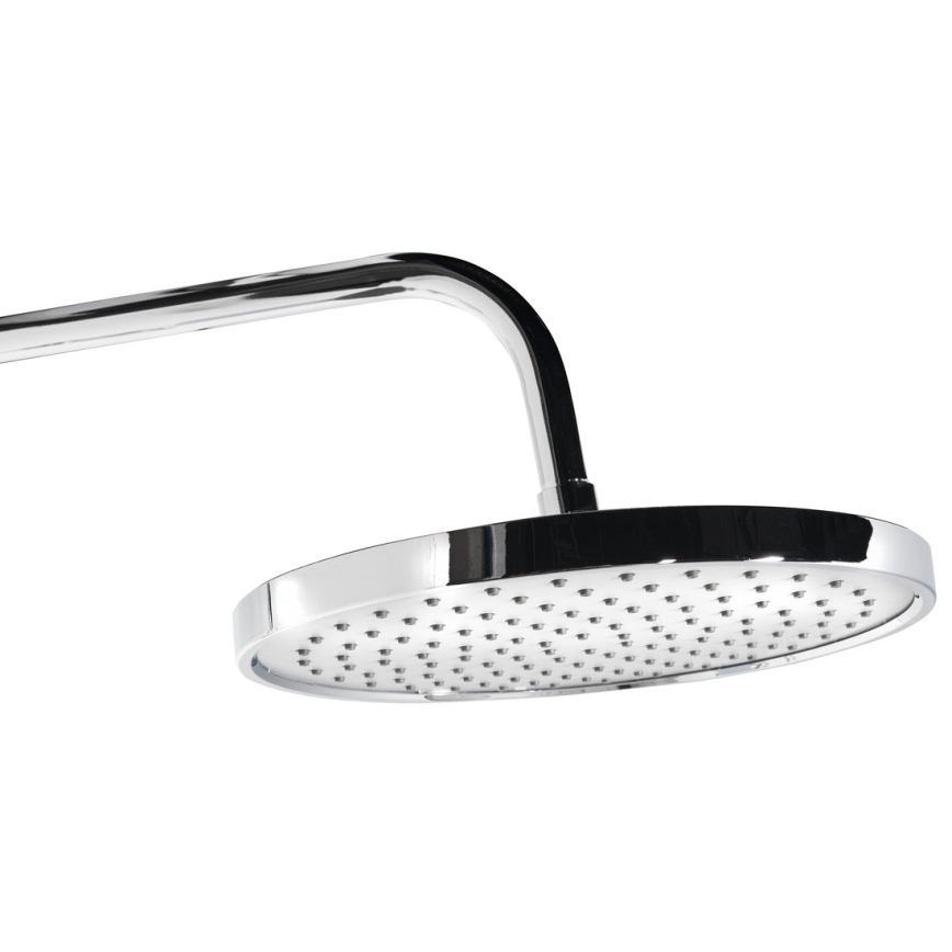 Aqualine - Set de ducha FARRAO con mezclador, acabado en cromo brillante