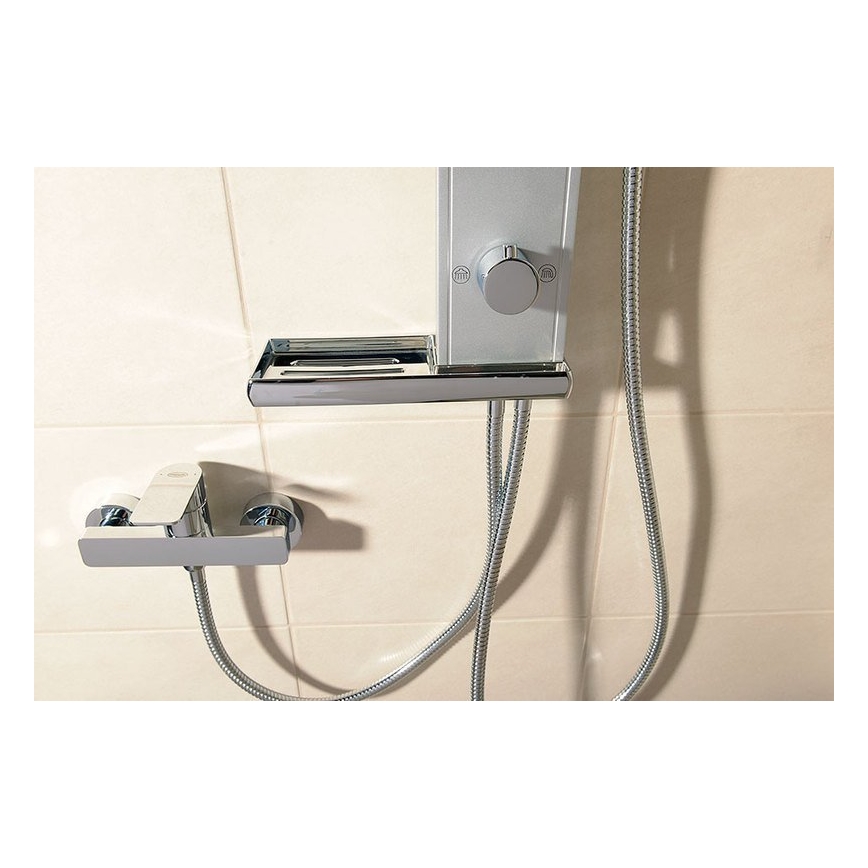 Aqualine - Set de ducha ROME en cromo brillante