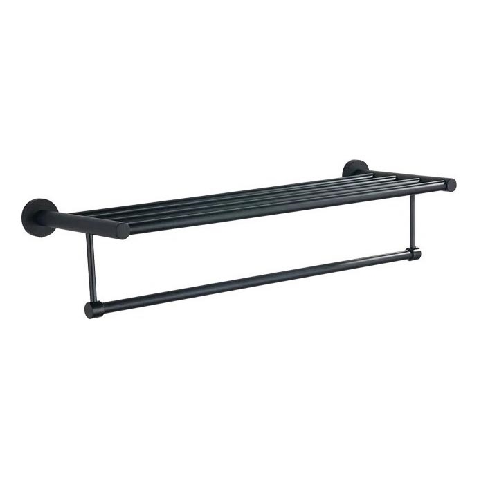 Aqualine - Toallero de pared SAMBA 21x62,5 cm negro